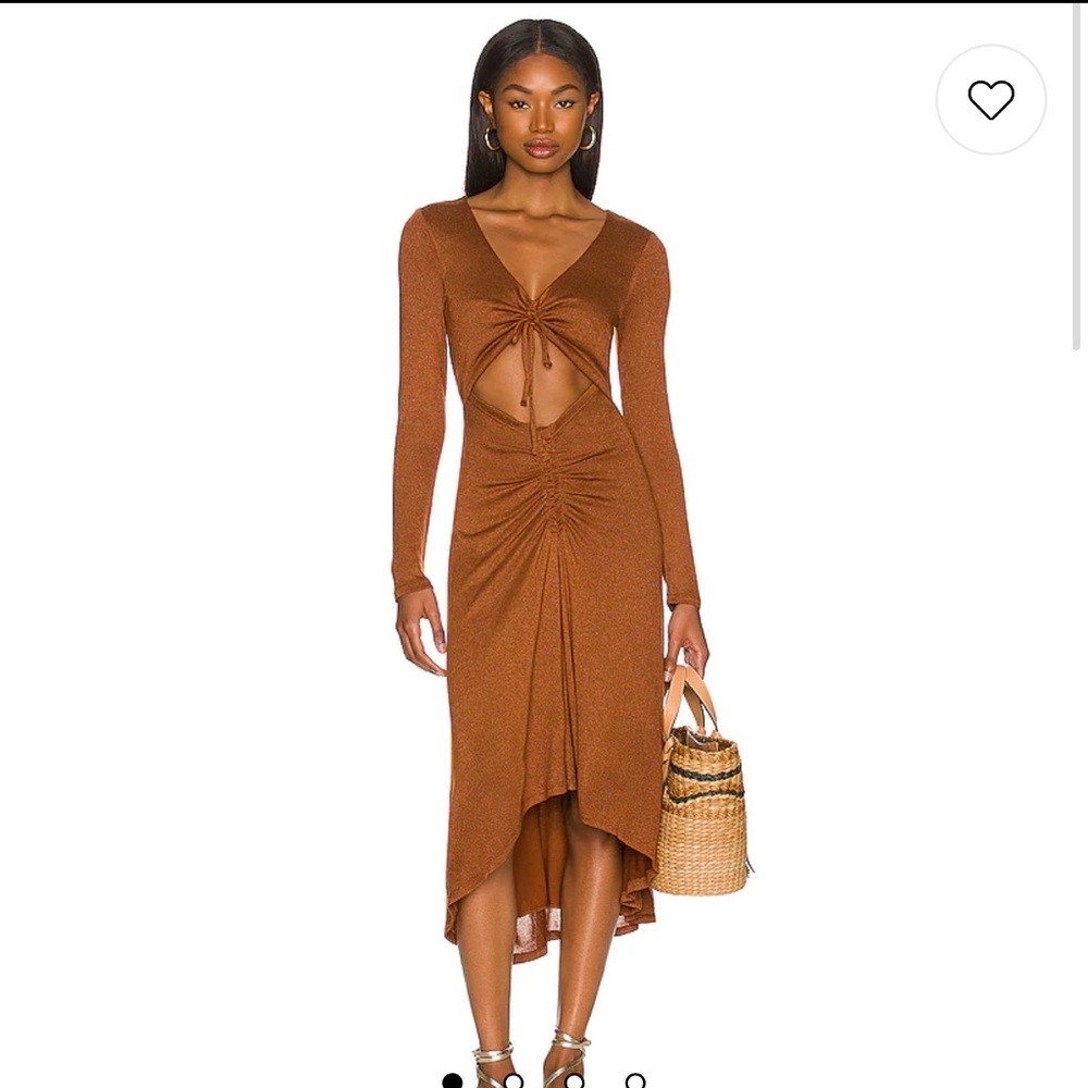 L*Space Brown Midi dress